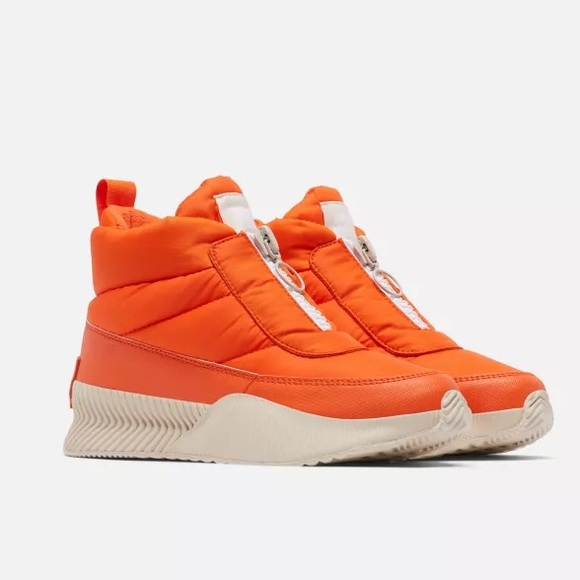 Sorel Shoes - 9 🔖 SOREL OUT N ABOUT III PUFFY ZIP WP Women's Outdoor Boot NEW Orange